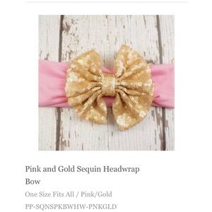 Set of Pink & Gold Sequin 💕💛